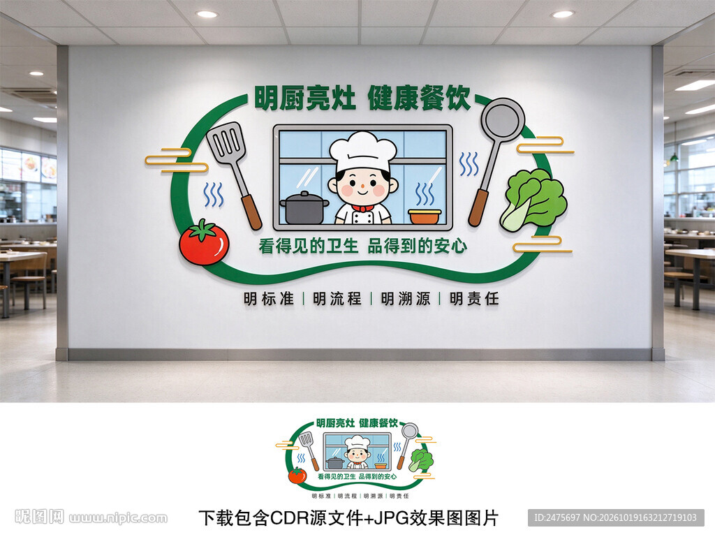 食堂文化墙