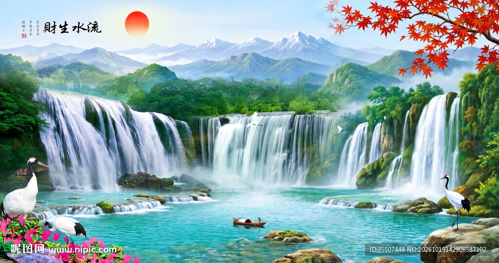 山水风景画
