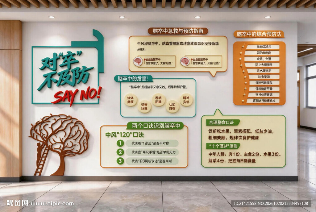 脑卒中脑中风脑梗