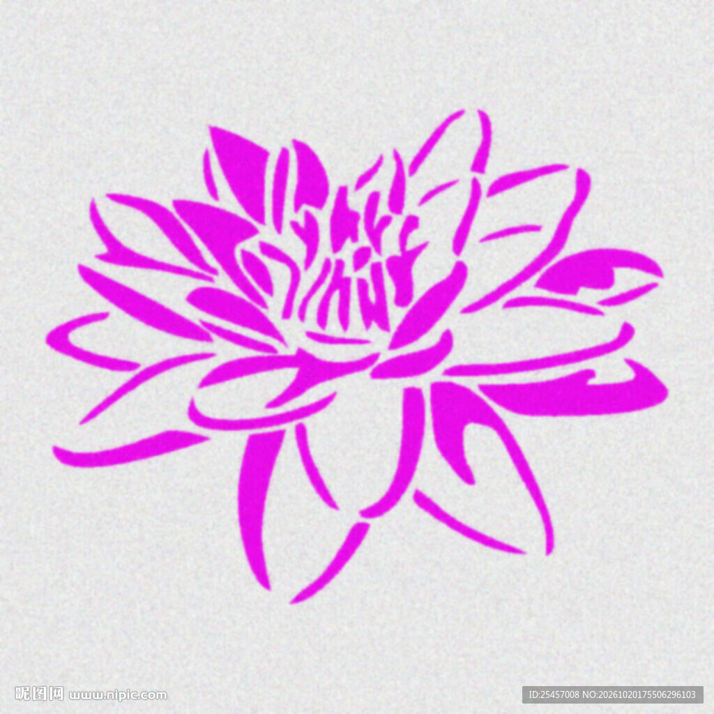 莲花矢量   