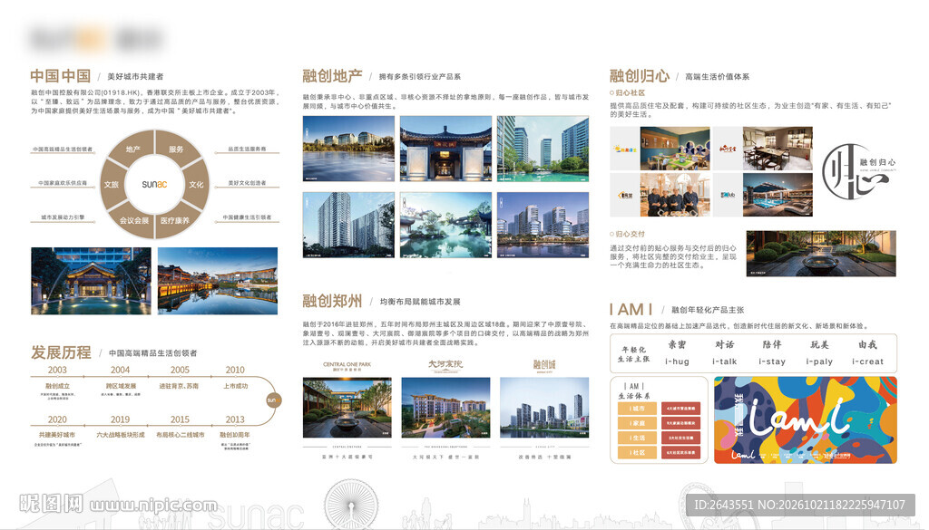 地产企业品牌墙背景板文化墙