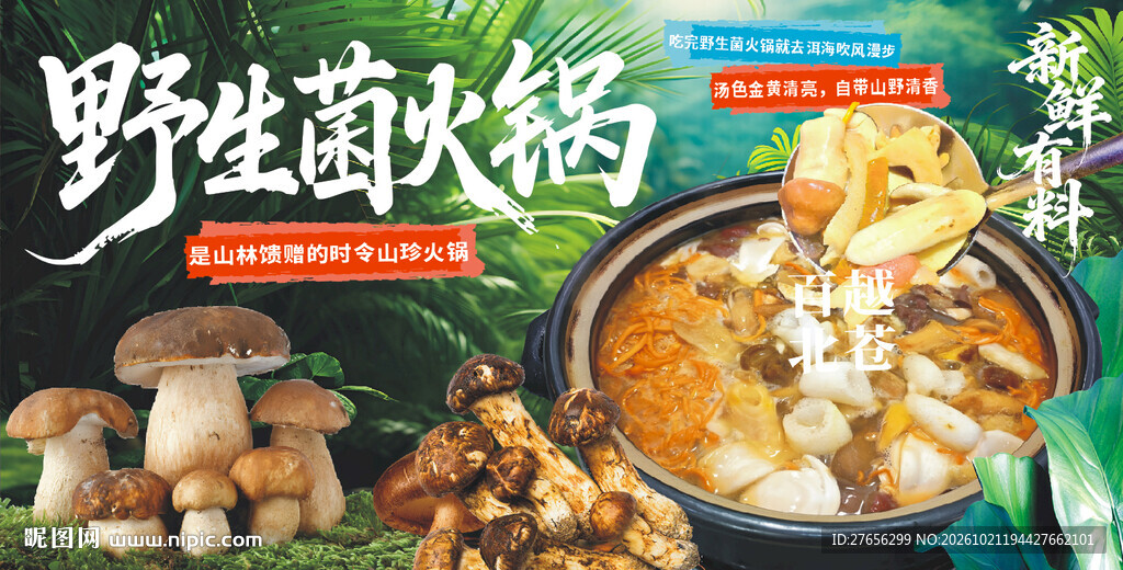 野生菌火锅