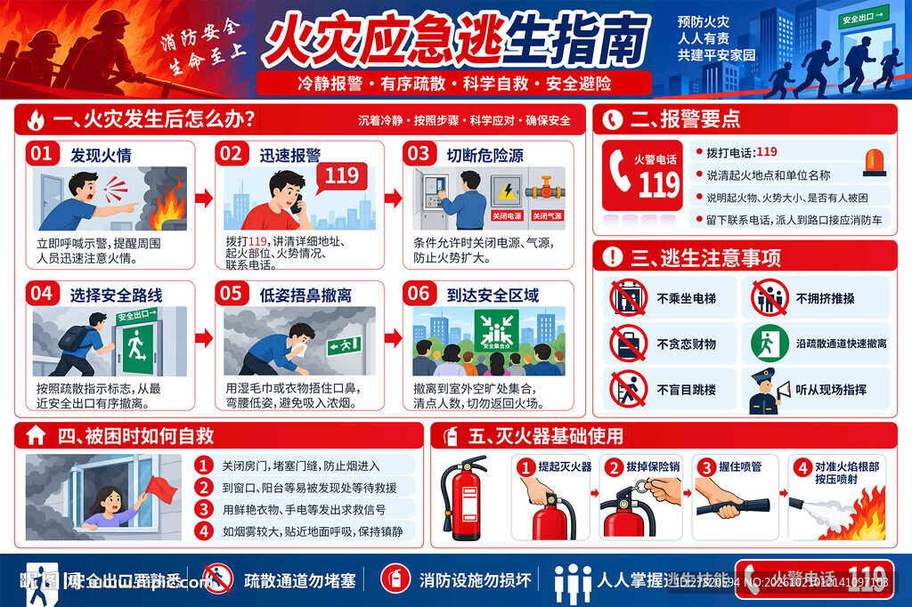 火灾逃生指南