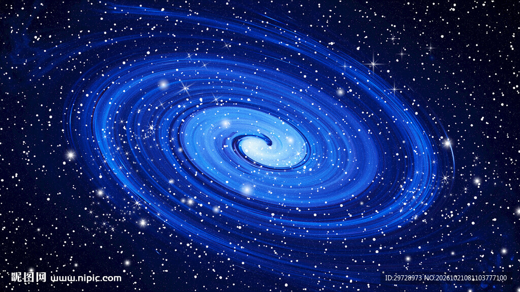星空顶蓝色背景