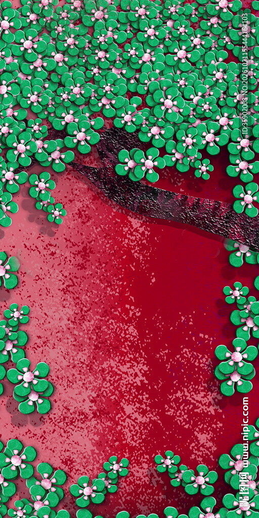 红水浮萍自然景观