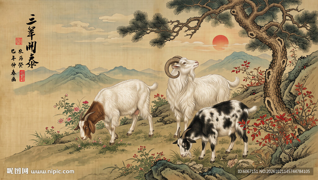三羊开泰