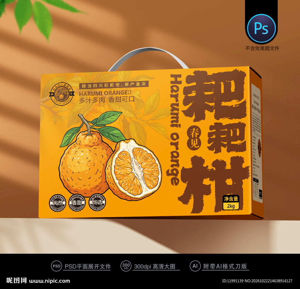 耙耙柑包装