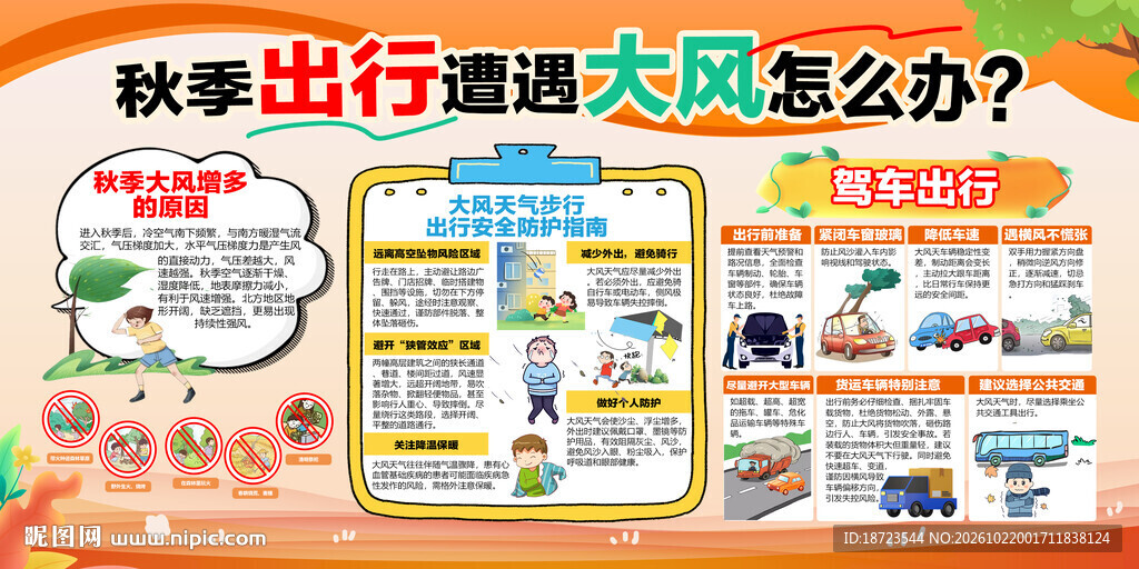 秋季出行遭遇大风怎么办