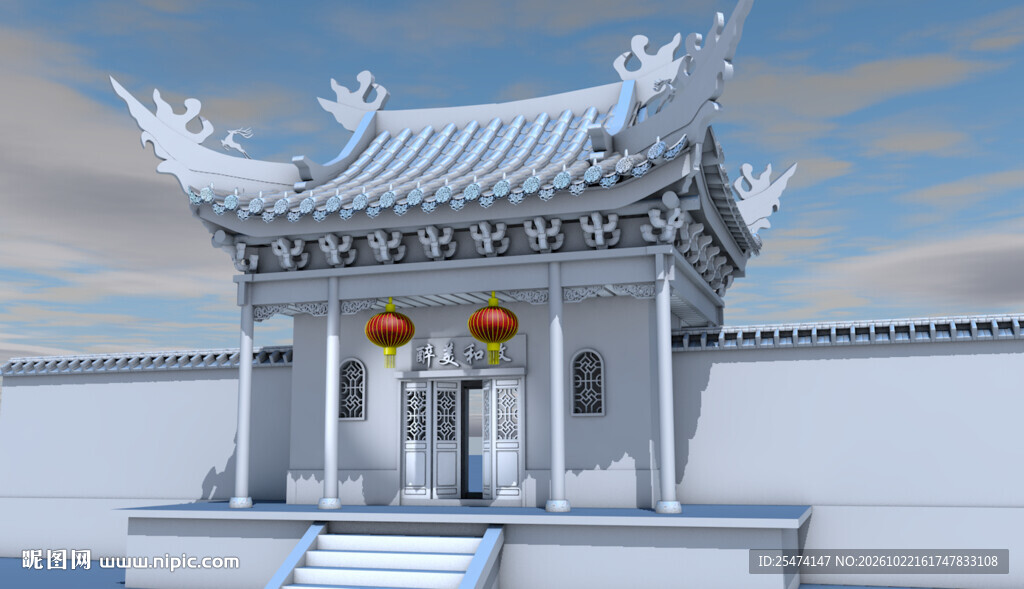 古建筑大门