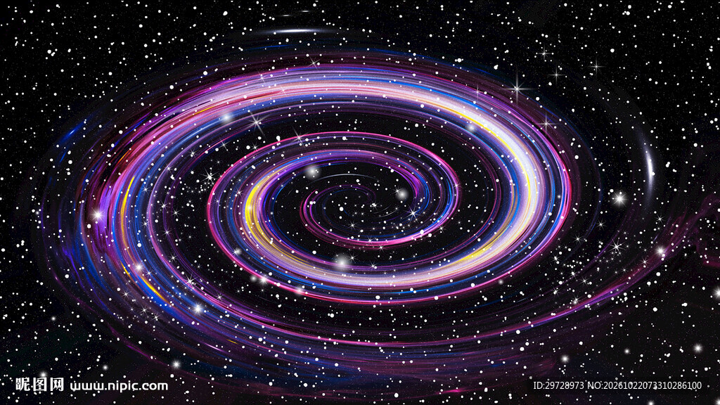 炫彩星空宇宙旋涡