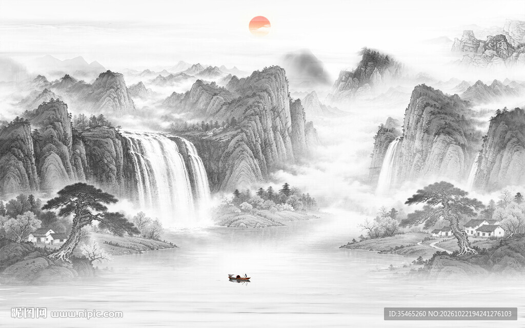 意境水墨画