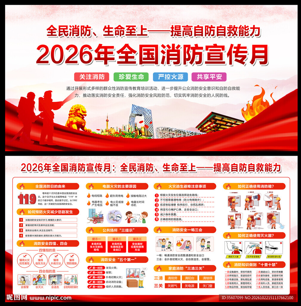 2026消防安全宣传月宣传知识