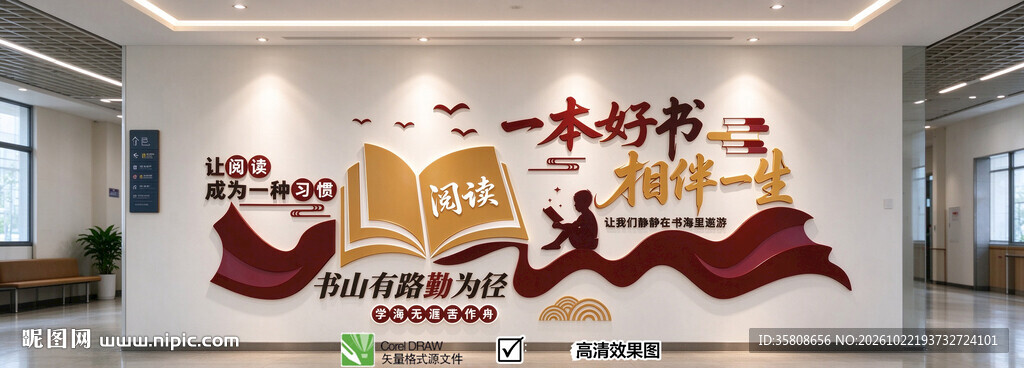 阅读文化墙