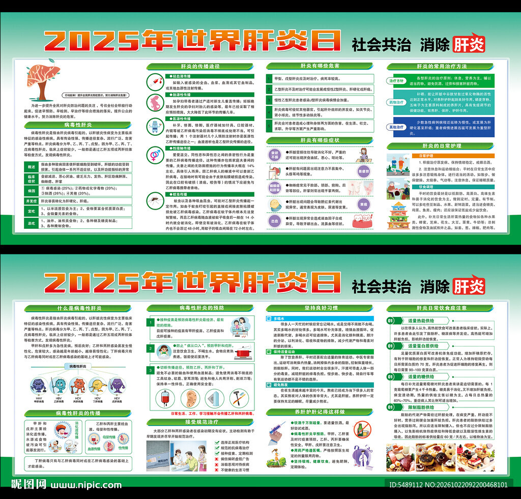 肝炎宣传展板