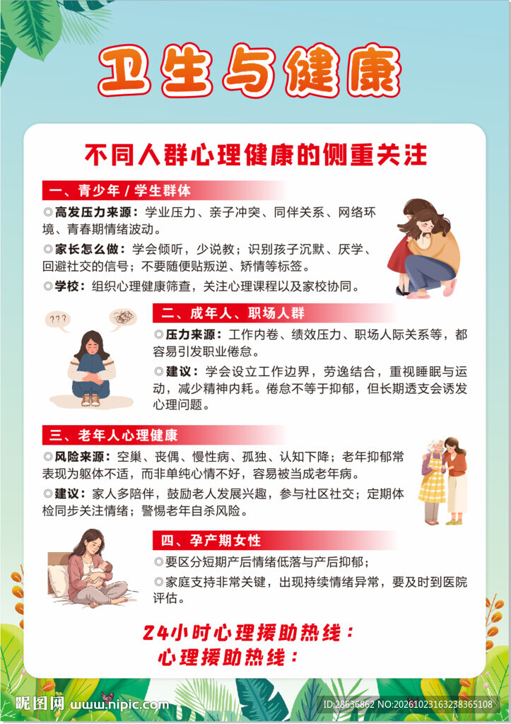 健康教育宣传海报