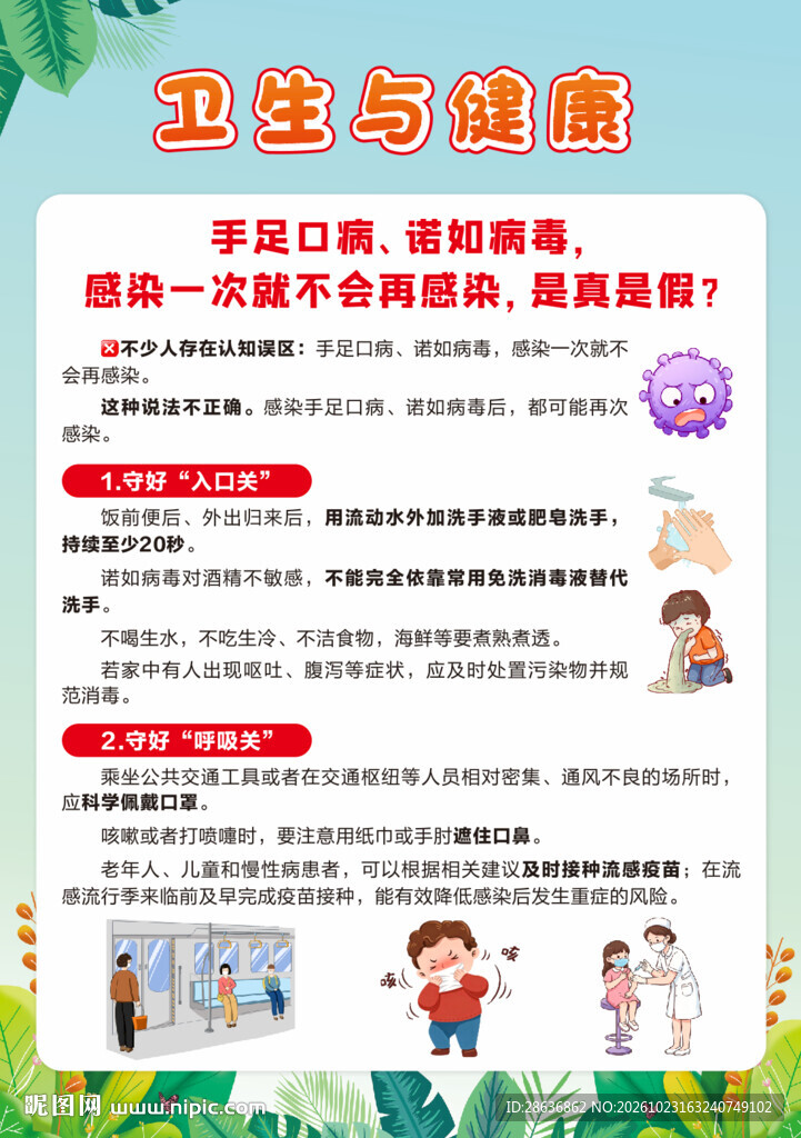 健康教育宣传海报