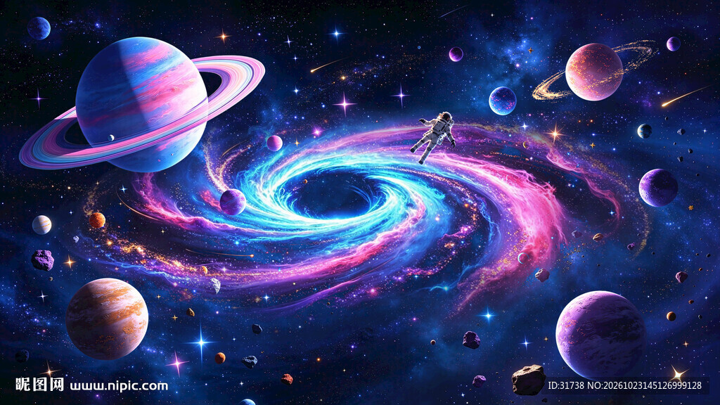 星空宇宙太空星球旋涡星系