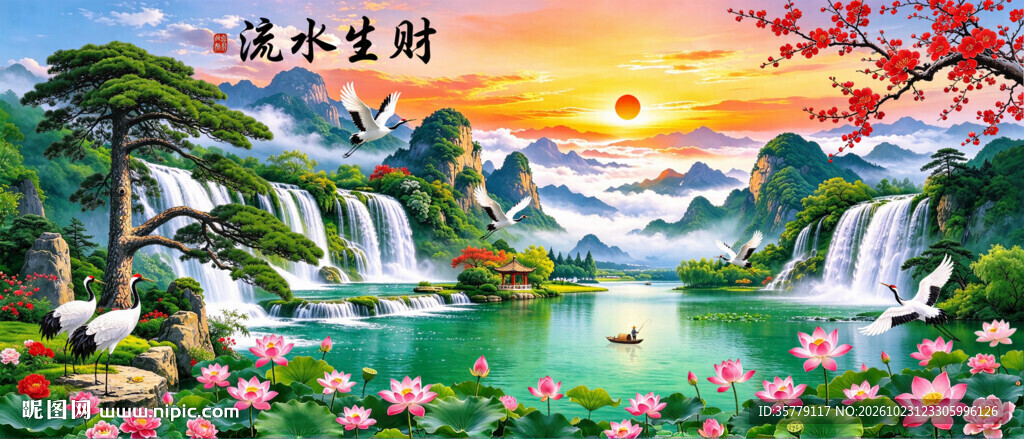 山水风景画