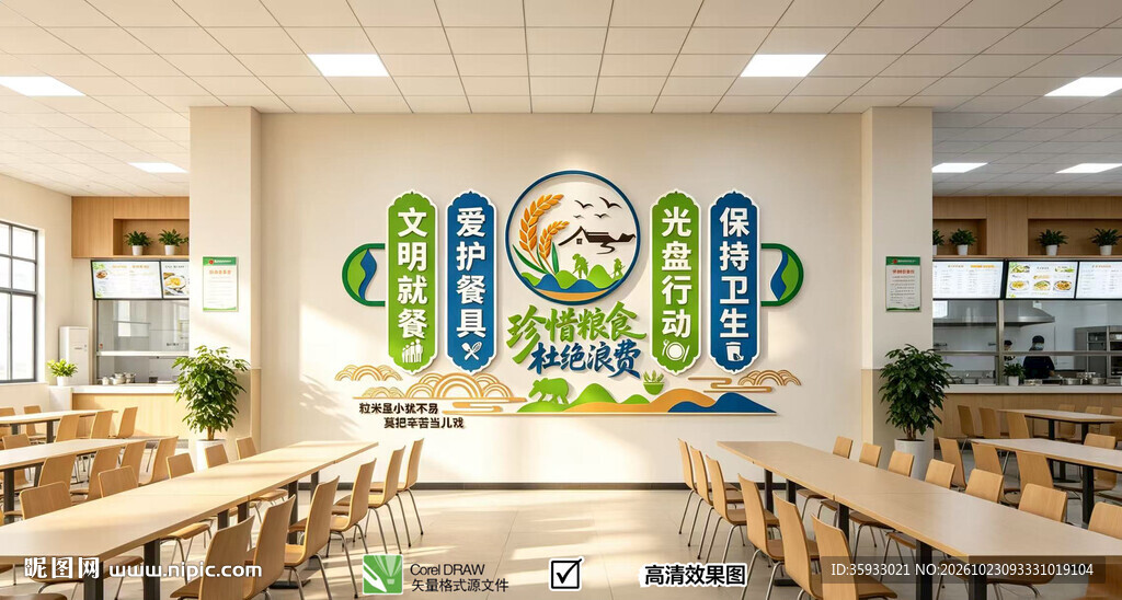 食堂文化墙