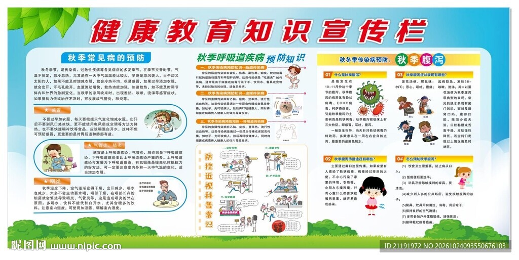 健康教育知识宣传栏