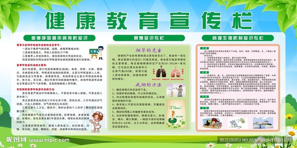 健康教育宣传栏