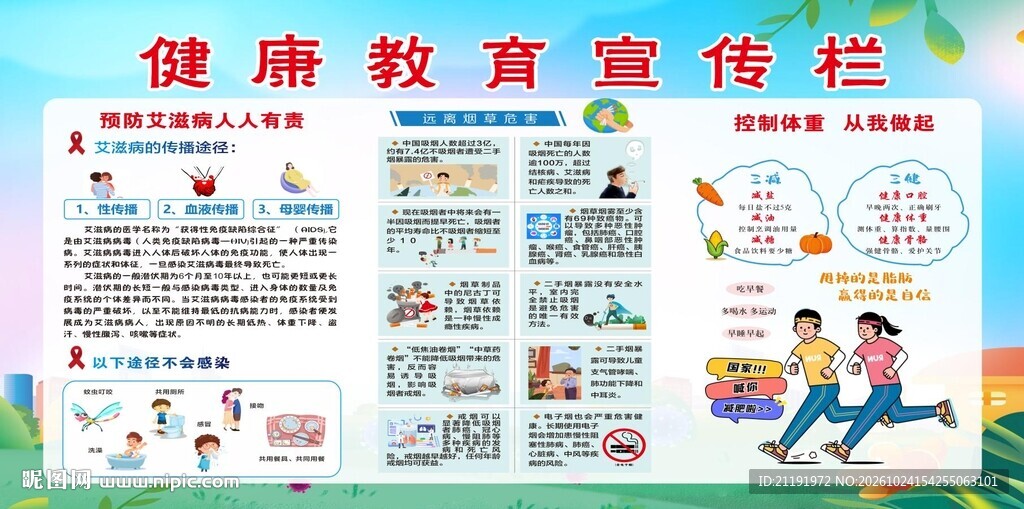 健康教育宣传栏