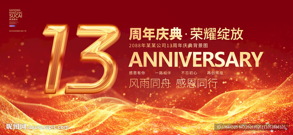 13周年