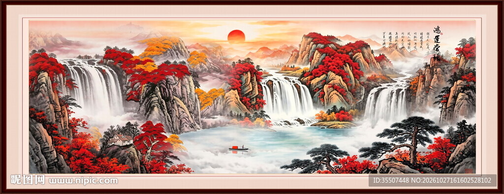 山水风景画