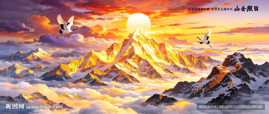 日照金山