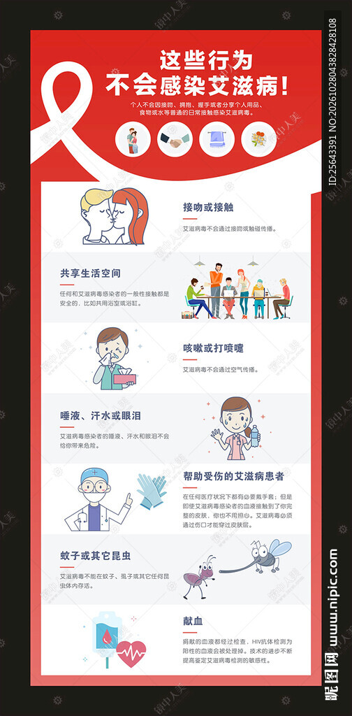 艾滋病展架