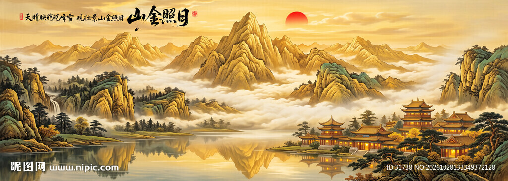 日照金山