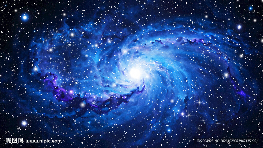 梦幻蓝色星空