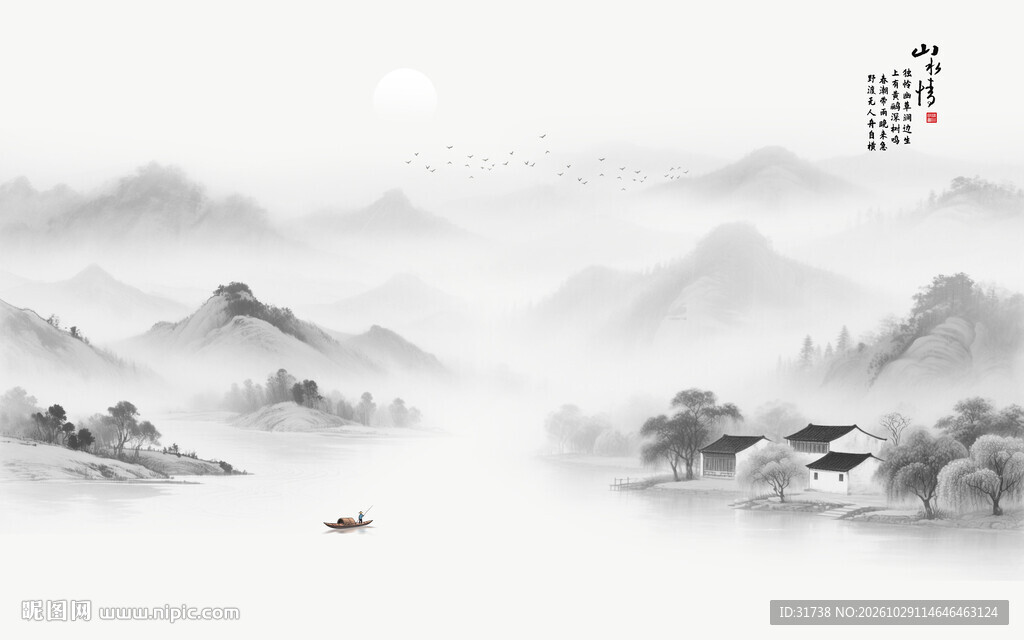 水墨画