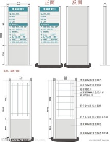 医院楼层总索引（落地式）