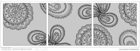 矢量无框画（花）