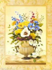 瓶中花卉