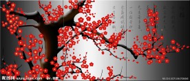 无框画 花卉