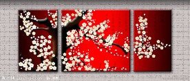 无框画 花卉