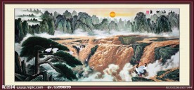 国画山水画