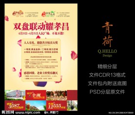 双盘联动创意地产广告
