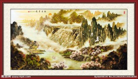山水国画