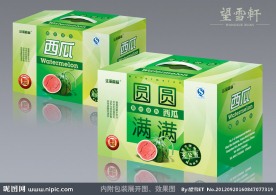 西瓜包装箱（展开图）