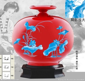 手绘荷花(通道分层)