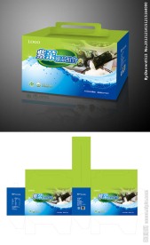 海水元素紫菜包装礼盒设计