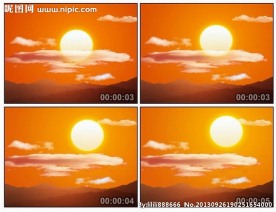 日出日落高清视频素材