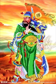 关公钻石画