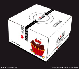 蛋糕盒（展开图）