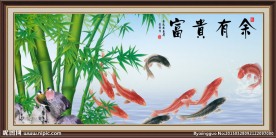 壁纸壁画 竹报平安