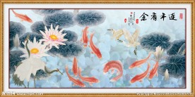 壁纸壁画 年年有余