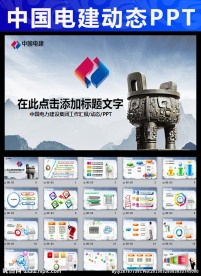 中国电力建设集团动态ppt